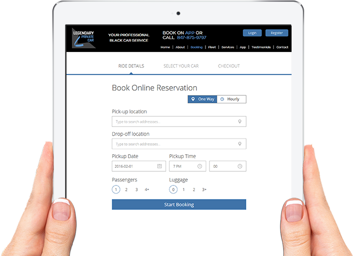legendaryprivatecar--bookingwidget